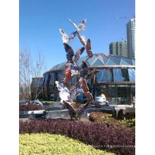 Large Modern Arts Abstract Stainless steel Bird Sculpture for Garden decoration